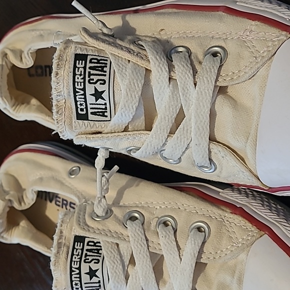 Converse All Star classic off white Excellent preloved condition Size 8 women's - Picture 2 of 12